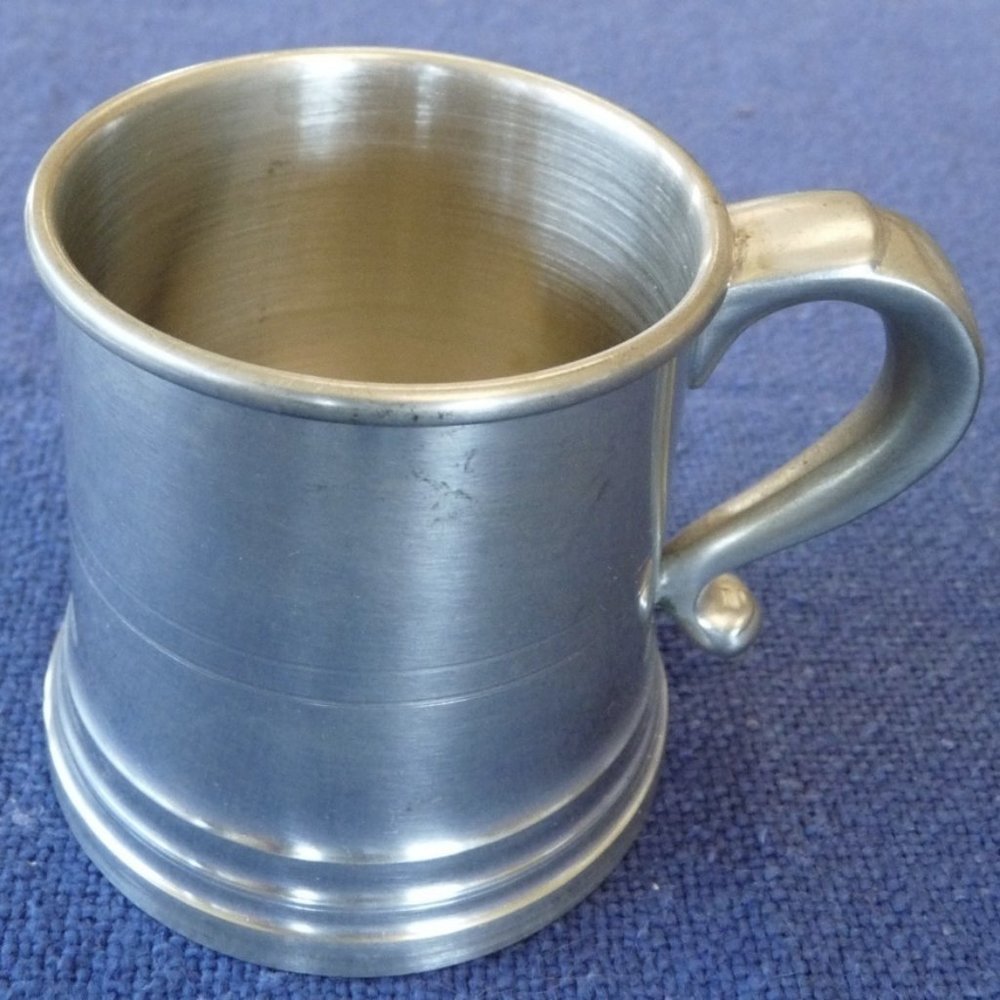 Woodbury small pewter tankard mug vintage baby